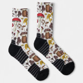 Wilde Pilze Socken (Rechts)