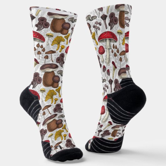 Wilde Pilze Socken (Gewinkelt)