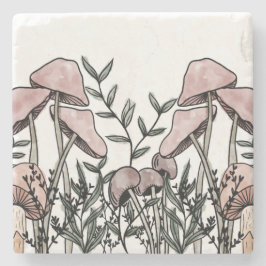 Wilde Pilze Steinuntersetzer