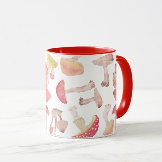 Wilde Pilze Tasse (VorderseiteRechts)