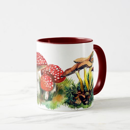 Wilde Pilze Tasse (VorderseiteRechts)