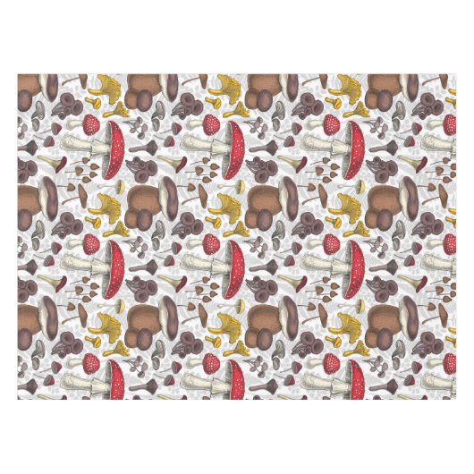 Wilde Pilze Tischdecke (Vorderseite (Horizontal))