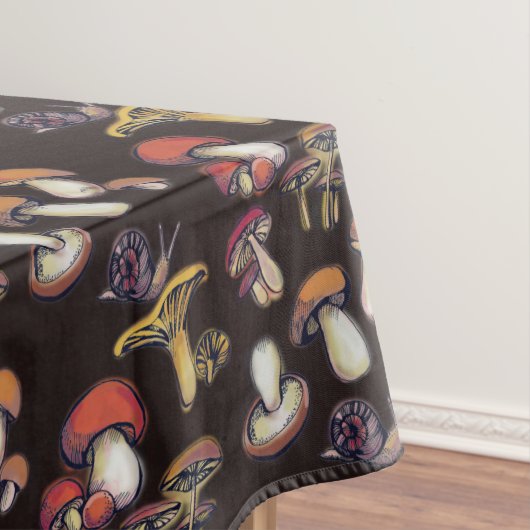 Wilde Pilze Tischdecke (Beispiel)