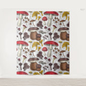 Wilde Pilze Wandteppich (Vorderseite)