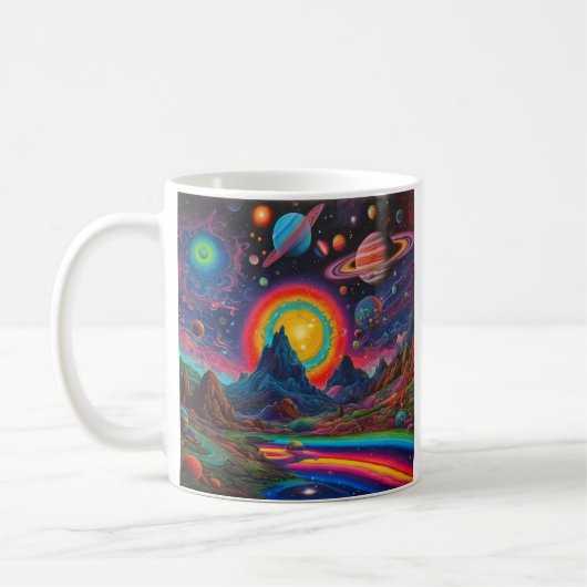 Wilde Planeten 2 Kaffeetasse (Links)