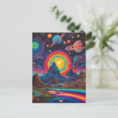 Wilde Planeten 2 Postkarte (Stehend Vorderseite)
