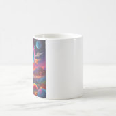 Wilde Planeten Psychedelische Kunst Kaffeetasse (Mittel)