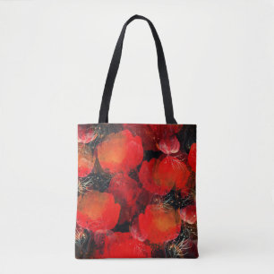 Wilde Poppies Digitales Aquarell Zeichnend Tasche