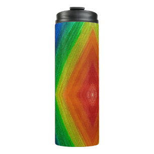 Wilde Prismen-Kunst Thermosbecher