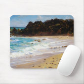 Wilde Privatstrandszene Whimsical Art Mousepad (Mit Mouse)