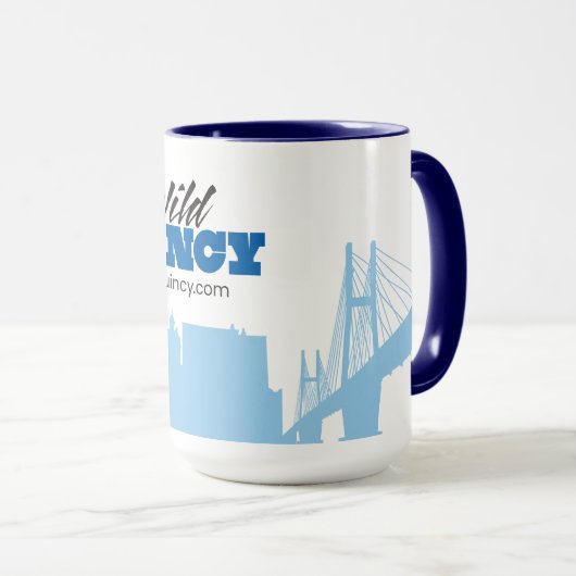 Wilde Quincy Cityscape Tasse (VorderseiteRechts)