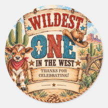Wilde(r) Westen Cowboy Erster Geburtstag