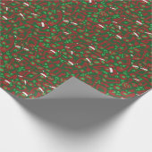 Wilde Rhythmen von Weihnachten Geschenkpapier (Ecke)
