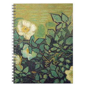 Wilde Rose,1890. Vincent van Gogh. Notizblock