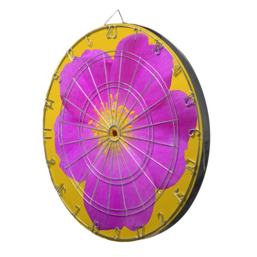 Wilde Rose 2 Dartscheibe (Vorderseite rechts)