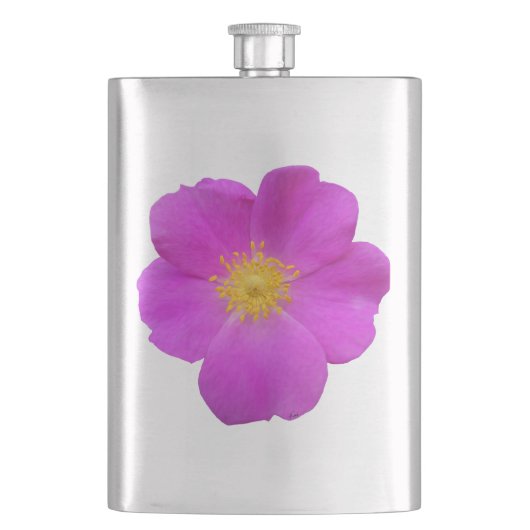 Wilde Rose 2 Flachmann (Vorderseite)