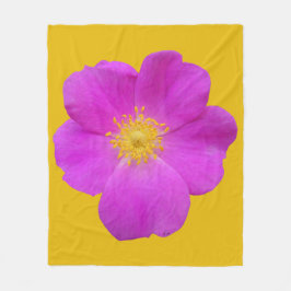 Wilde Rose 2 Fleecedecke