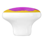 Wilde Rose 2 Keramikknauf (Seitenansicht)