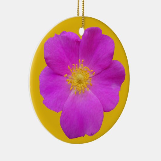 Wilde Rose 2 Keramikornament (Rechts)