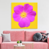 Wilde Rose 2 Leinwanddruck (Insitu (Wohnzimmer))