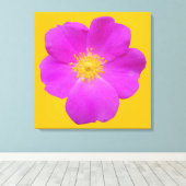 Wilde Rose 2 Leinwanddruck (Insitu (Holzboden))