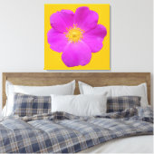 Wilde Rose 2 Leinwanddruck (Insitu (Schlafzimmer))
