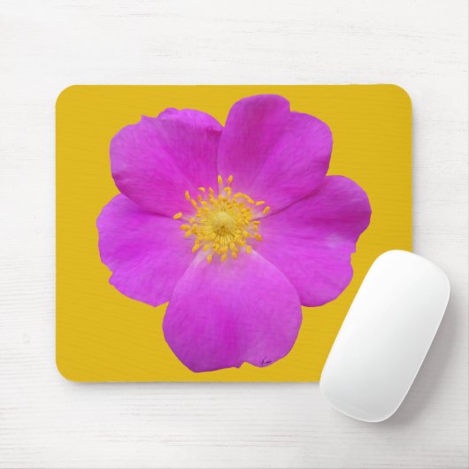 Wilde Rose 2 Mousepad (Mit Mouse)