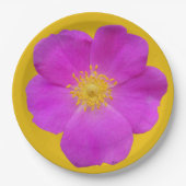 Wilde Rose 2 Pappteller (Vorderseite)