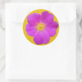 Wilde Rose 2 Runder Aufkleber (Tasche)