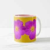 Wilde Rose 2 Zweifarbige Tasse (VorderseiteRechts)