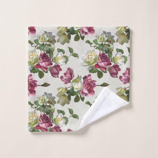 Wilde Rose Badhandtuch Set (Waschlappen)