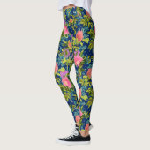 Wilde Rose, blauer Hintergrund, wilde Rose, Rose,  Leggings (Links)