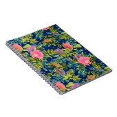 Wilde Rose, blauer Hintergrund, wilde Rose, Rose, Notizblock (Rechte Seite)