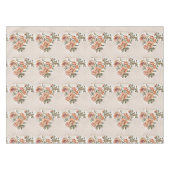 Wilde Rose blüht Tischdecke (Vorderseite (Horizontal))