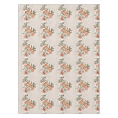Wilde Rose blüht Tischdecke (Vorderseite)