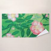 Wilde Rose Blume Badehandtuch (Badehandtuch)
