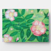 Wilde Rose Blume Fotoplatte (Vorderseite)
