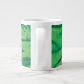 Wilde Rose Blume Jumbo-Tasse (Rückseite)