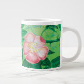 Wilde Rose Blume Jumbo-Tasse (Rechts)