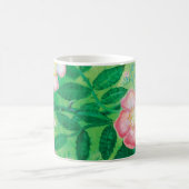 Wilde Rose Blume Kaffeetasse (Mittel)
