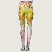 Wilde Rose Blume Leggings (Vorderseite)