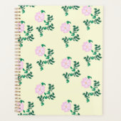 Wilde Rose Blume Planer (Vorderseite)