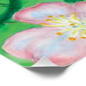 Wilde Rose Blume Poster (Ecke)