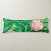 Wilde Rose Blume Seitenschläferkissen (Vorderseite)