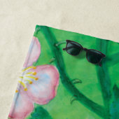 Wilde Rose Blume Strandtuch (Beispiel)