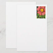 "Wilde Rose" Blumengeschirr Briefpapier (Vorne/Hinten)