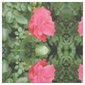 Wilde Rose Blumengewebe, Gemustert Stoff (Nahaufnahme)