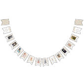 Wilde Rose Erstes GeburtstagsFoto Wimpelkette (Alle)