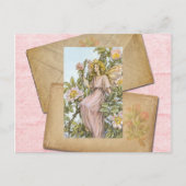 Wilde Rose Fairy Card Postkarte (Vorderseite)