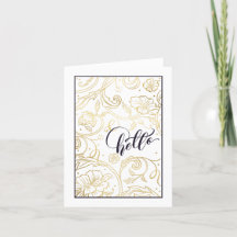 Wilde Rose Faltkarte